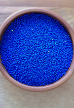 Load image into Gallery viewer, Opaque Medium Blue Charlotte Beads 11/0
