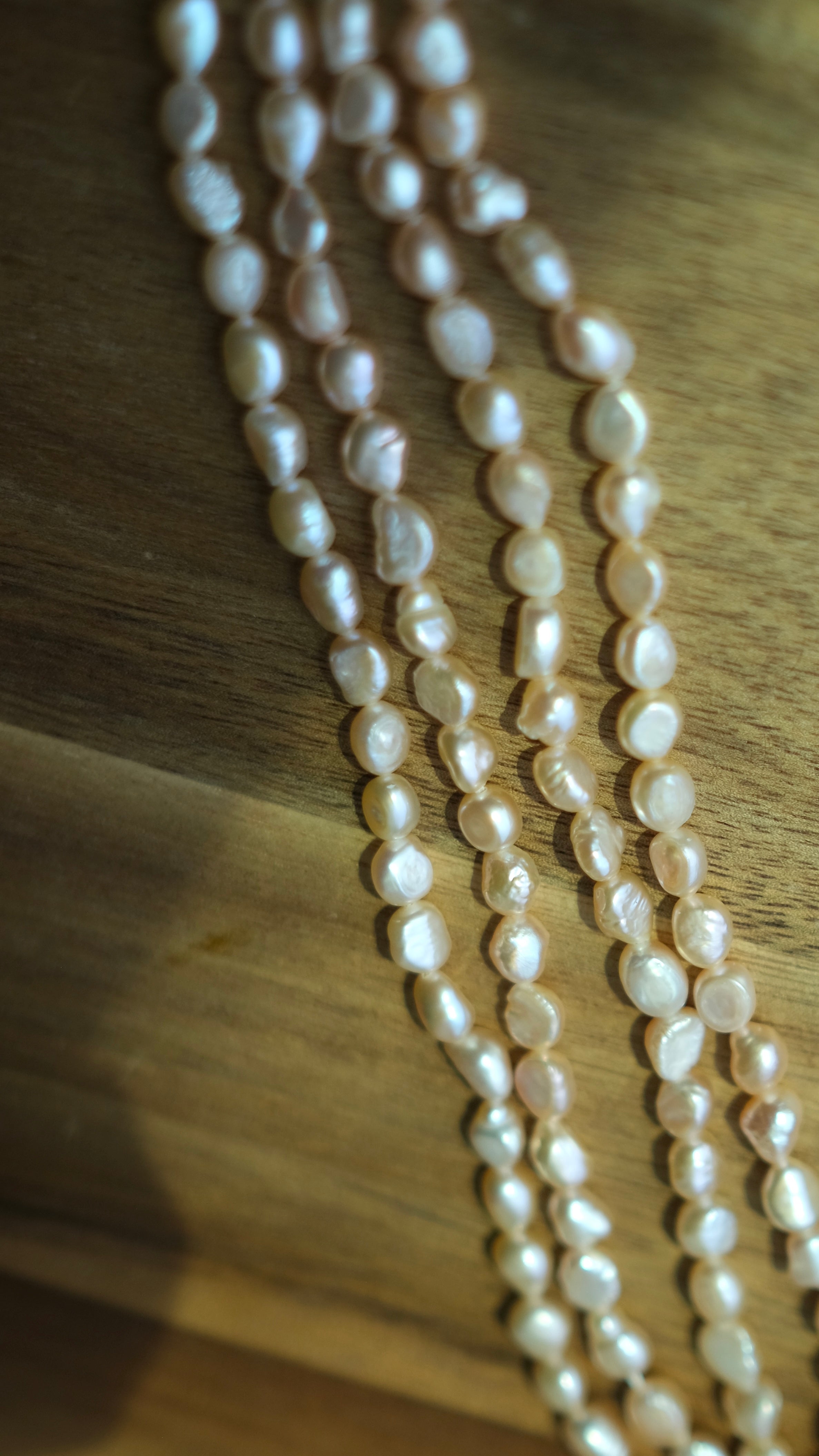 Sand Brown Natural Freshwater Pearl Strand