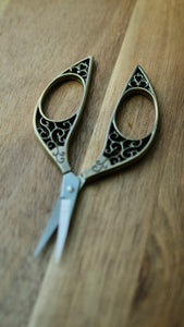 Leaf Gold Embroidery Scissors