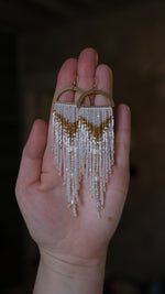 Load image into Gallery viewer, Opal &amp; Pearl Fringe
