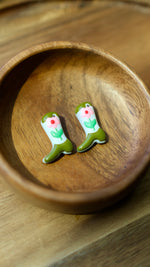 Load image into Gallery viewer, Green Garden Boots
