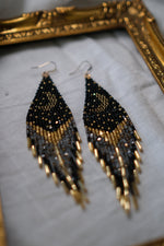 Load image into Gallery viewer, Gold Dark Sky Fringe
