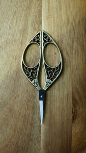 Leaf Gold Embroidery Scissors