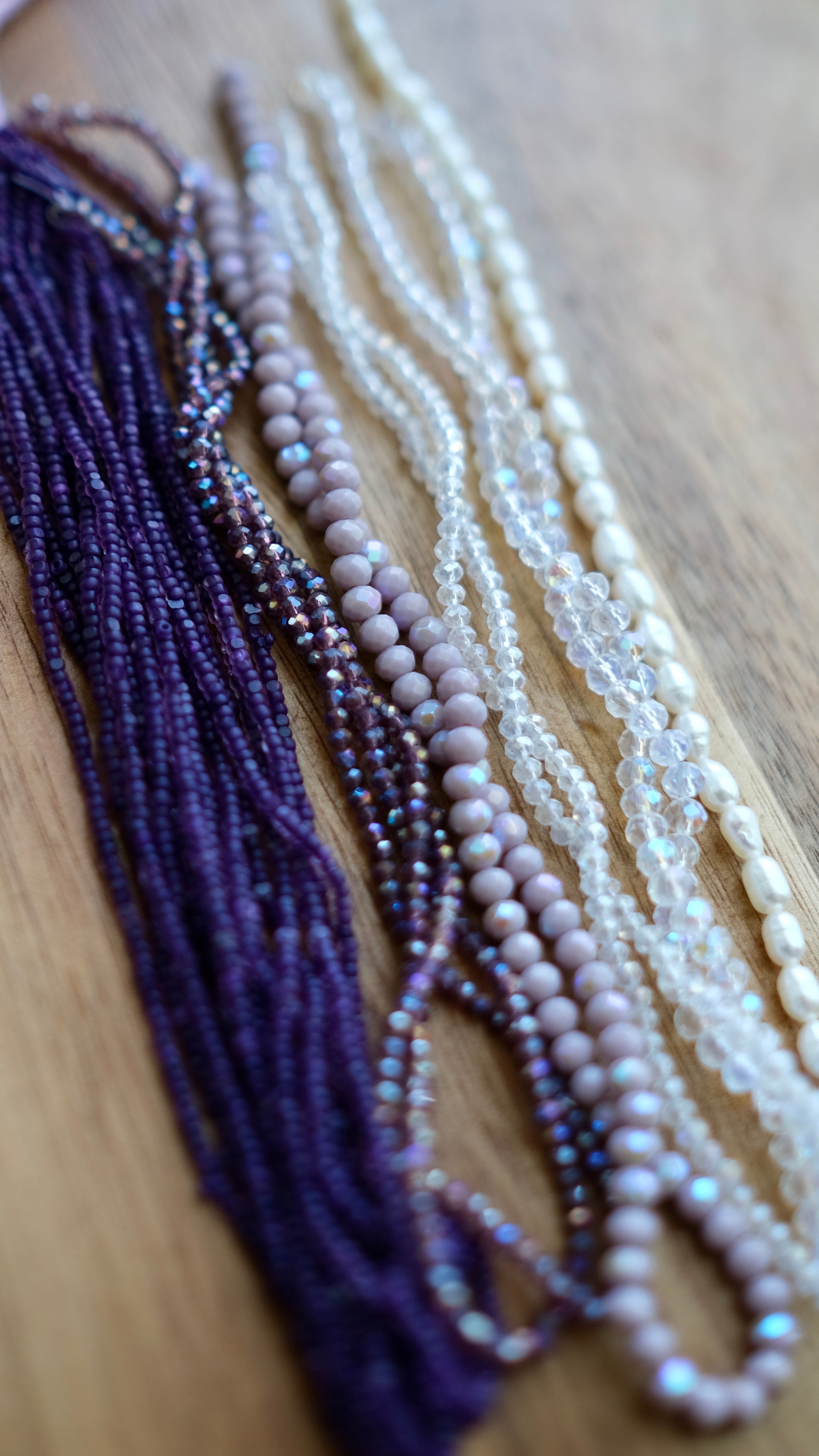 Purple Crystal Bead Pack