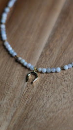 Load image into Gallery viewer, Natural Amazonite Horseshoe Necklace
