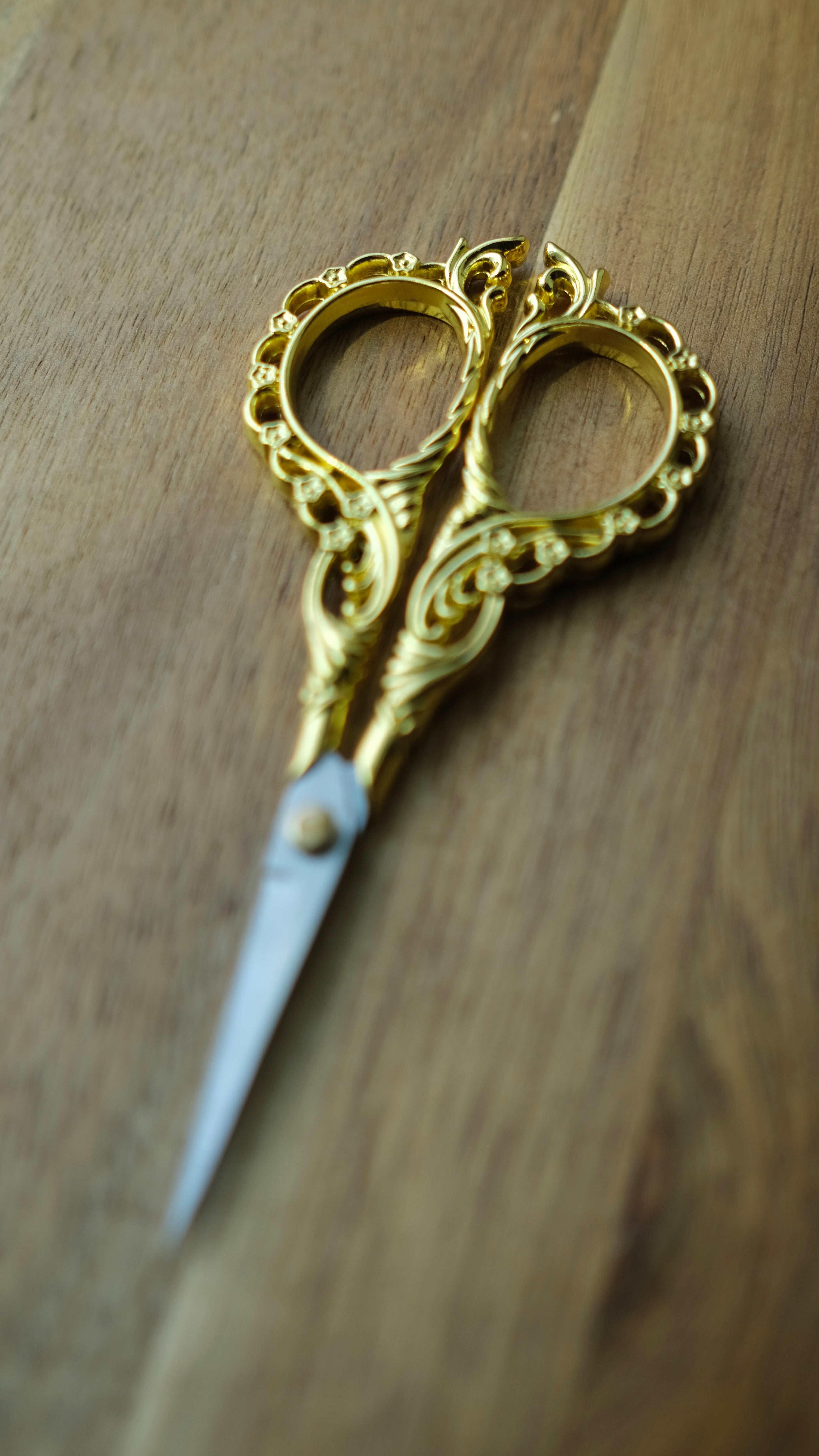 Gold Filigree Embroidery Scissors
