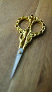 Gold Filigree Embroidery Scissors