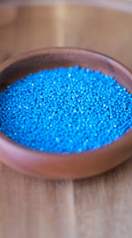 Load image into Gallery viewer, Opaque Deep Turquoise Blue A.B Charlotte Beads 11/0

