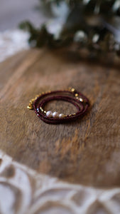 Pearl Garnet Choker