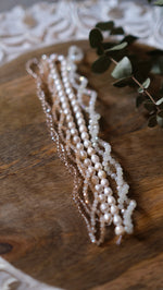Load image into Gallery viewer, Pearl &amp; Tan Glass Bead Pack
