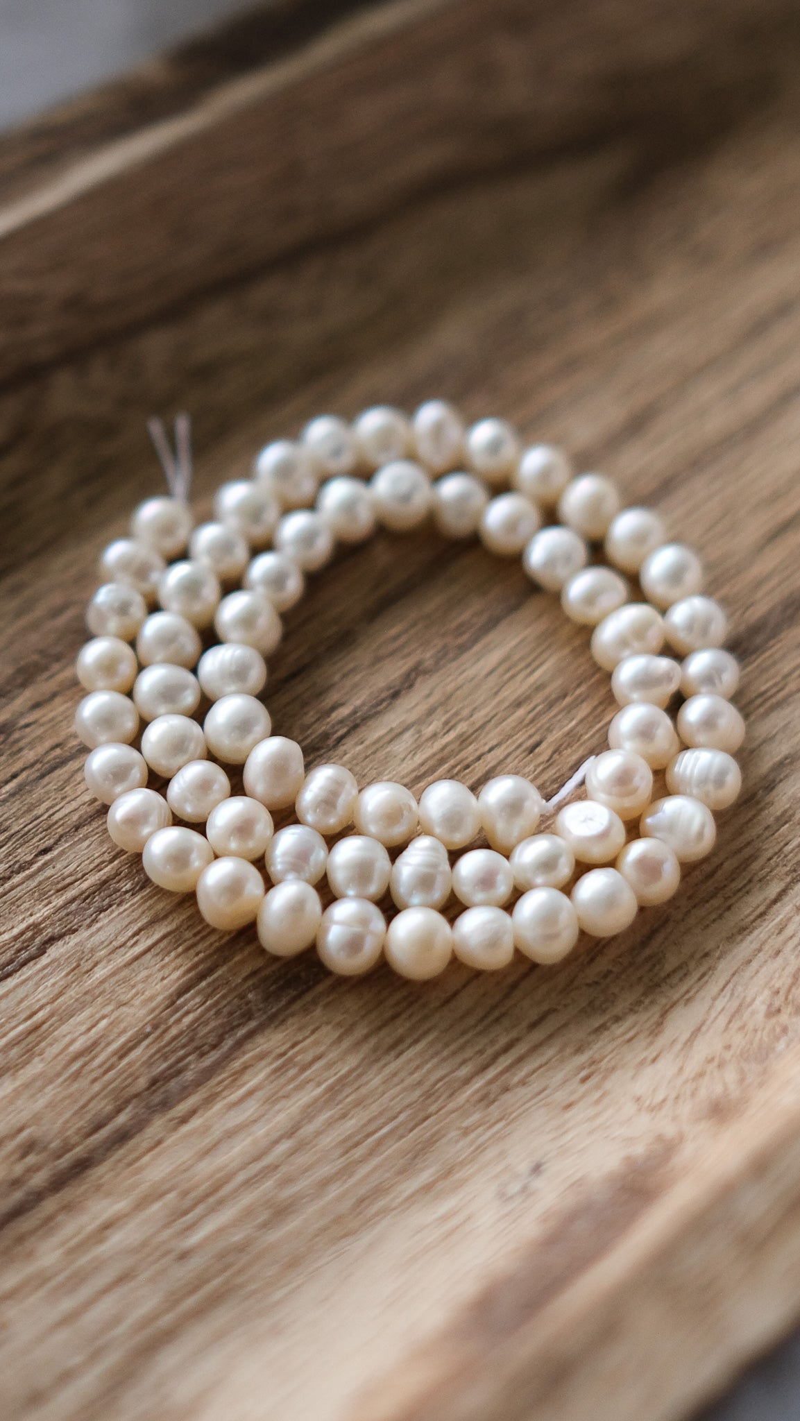 Natural Freshwater Pearl Strand 5-6mm