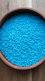 Load image into Gallery viewer, Turquoise Blue Opaque Charlotte Beads 11/0
