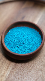 Load image into Gallery viewer, Turquoise Blue Opaque Charlotte Beads 11/0
