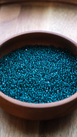 Load image into Gallery viewer, Matte Teal Green Charlotte Beads 11/0
