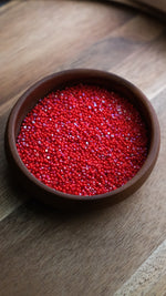 Load image into Gallery viewer, Neon Red Aurore Boreale Charlotte Beads 11/0
