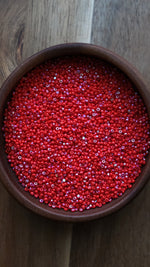 Load image into Gallery viewer, Neon Red Aurore Boreale Charlotte Beads 11/0
