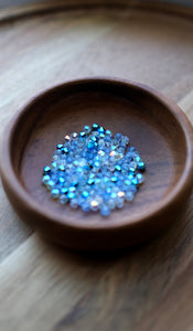 Blue Cotton Candy Swarovski Bicone Mix 4mm