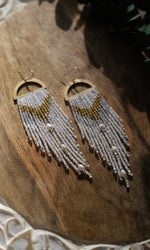 Load image into Gallery viewer, Opal &amp; Pearl Fringe
