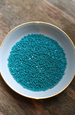 Load image into Gallery viewer, Opaque Aqua Green Charlotte Beads 11/0
