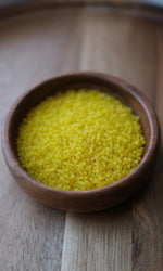 Load image into Gallery viewer, Matte Yellow Charlotte Beads 11/0
