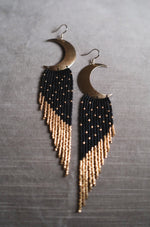 Load image into Gallery viewer, Gold &amp; Black Moons
